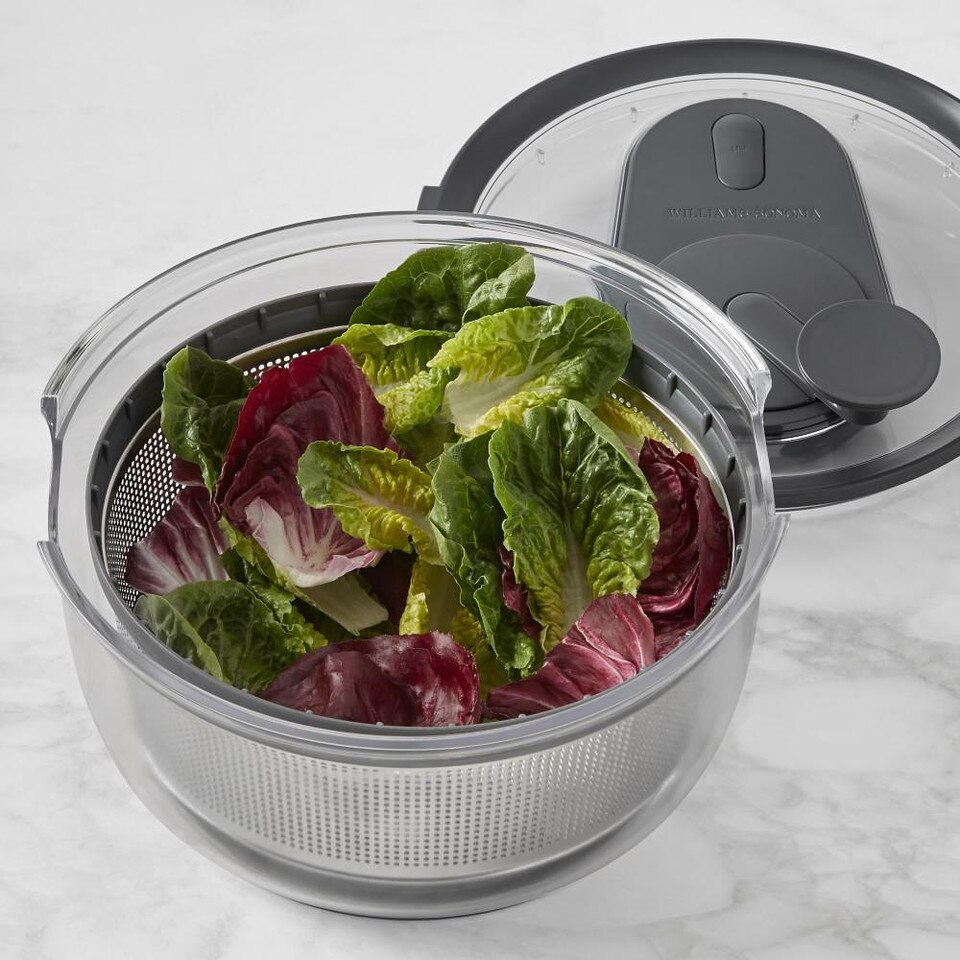 Williams Sonoma Stainless Steel Salad Spinner Williams Sonoma AU